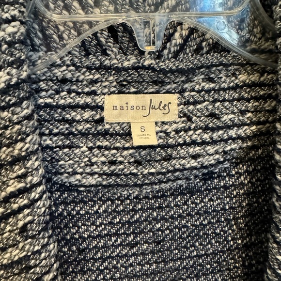 Maison Jules Sweater Blazer Size Small - Picture 2 of 6